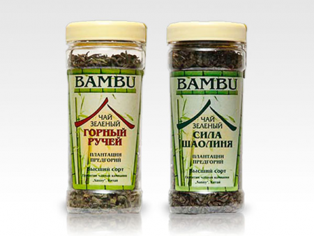 Этикетки для чая, серия BAMBU